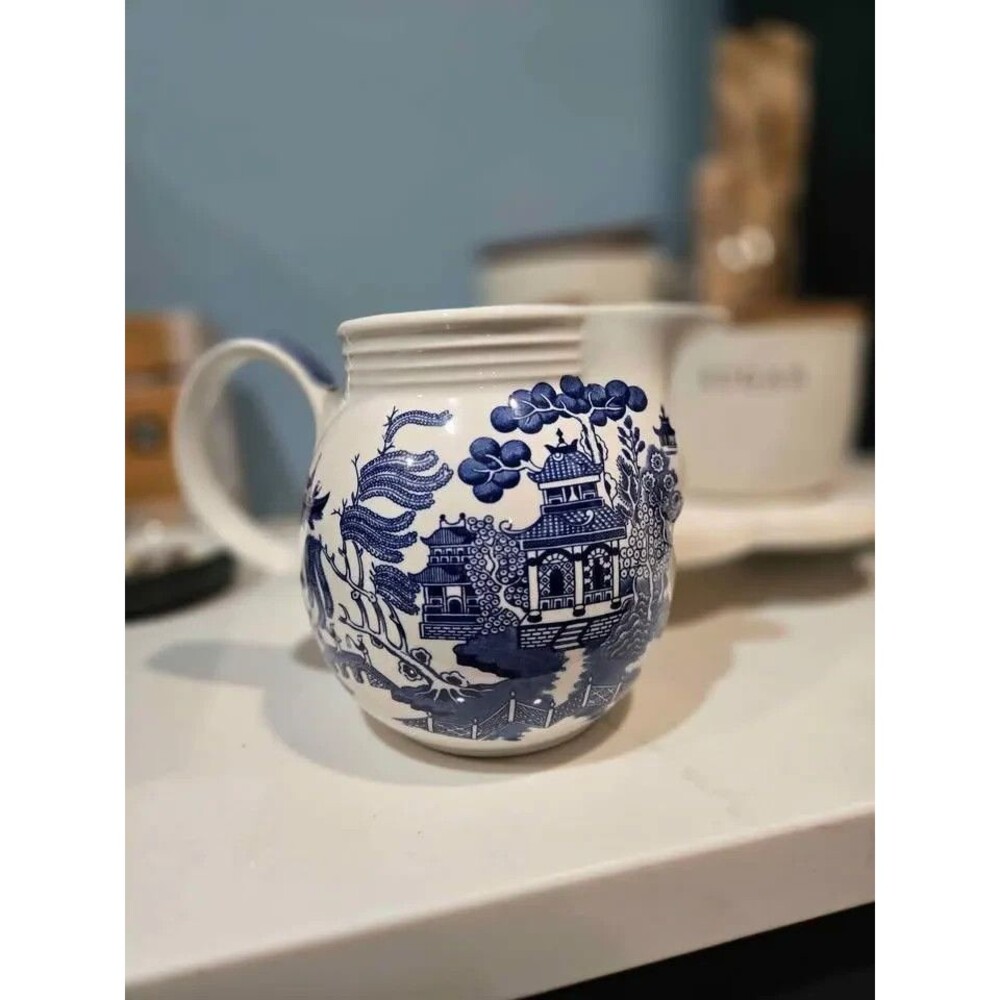 Churchill Blue Willow Georgian Milk Jug